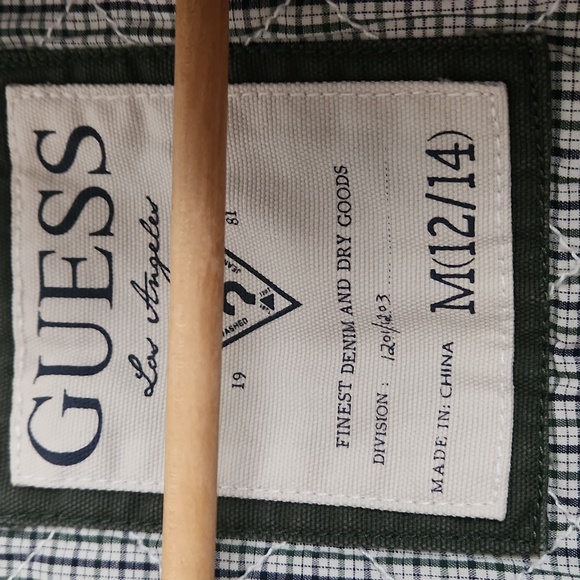Guess boys jackets,size M(12/14),color green - Picture 2 of 7